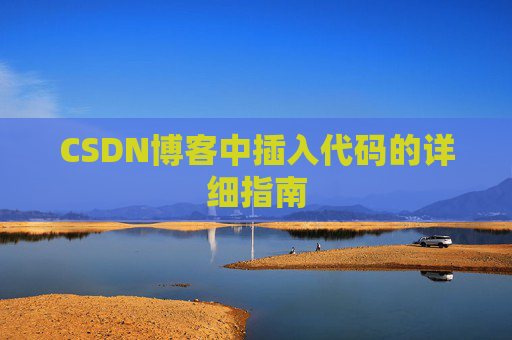 CSDN博客中插入代码的详细指南